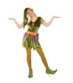 DISFRAZ DUENDE VERDE MUJER