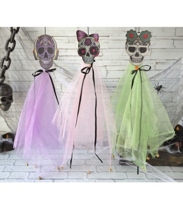 CALAVERAS COLGANTES HALLOWEEN
