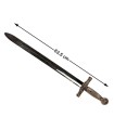 ESPADAS GUERRERAS 70X10CM