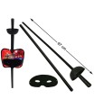 FLORETE C/ FUNDA Y ANTIFAZ 67CM