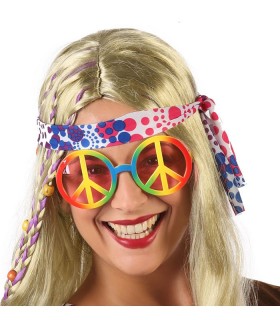 GAFAS HIPPIE COLORIDAS