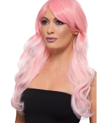 PELUCA FASHION ROSA RESISTENTE AL CALOR