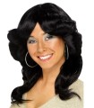 PELUCA 70´S NEGRA LARGA