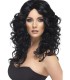 PELUCA GLAMOUR NEGRA LG RIZOS