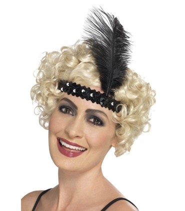 FLAPPER HEADBAND NEGRO