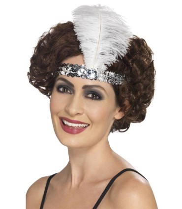 FLAPPER HEADBAND PLATA