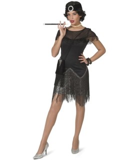 DISFRAZ CHICA GATSBY PLATA