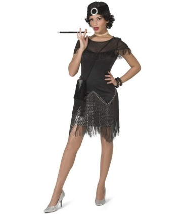 DISFRAZ CHICA GATSBY PLATA