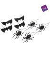 SET DE ARAÑAS Y MURCIELAGOS COLGANTES