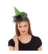 DIADEMA SOMBRERO BRUJA VERDE