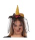 DIADEMA SOMBRERO BRUJA AMARILLO