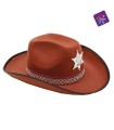 SOMBREO VAQUERO MARRON AD