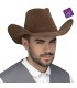 SOMBRERO VAQUERO MARRON