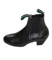 BOTIN PIEL NEGRO FORRADO
