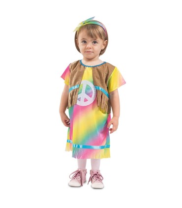 DISFRAZ HIPPIE BEBE