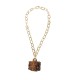 COLLAR HIP HOP ORO 40CM