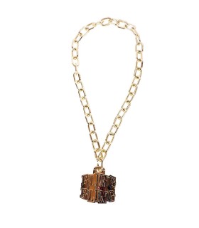 COLLAR HIP HOP ORO 40CM