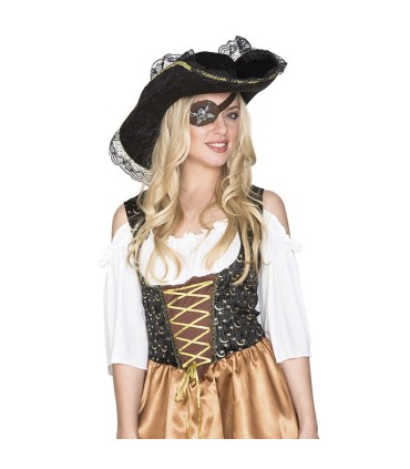 PARCHE PIRATA TELA C/ RELIEVE