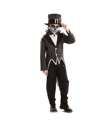 DISFRAZ ESQUELETO ELEGANTE INF
