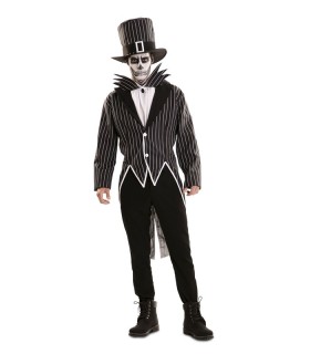 DISFRAZ ESQUELETO ELEGANTE