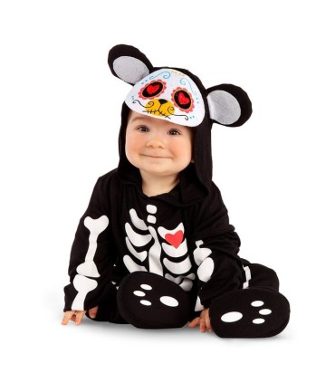 DISFRAZ OSITO DIA DE LOS MUERTOS