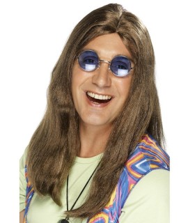 PELUCA HIPPY NEIL MARRÓN LARGA