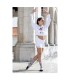 CAMISA M/LARGA CALARPE PLUMAS