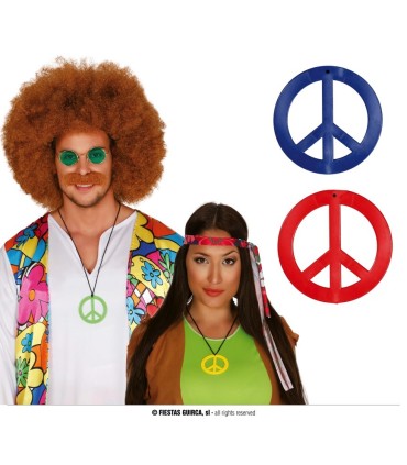 COLGANTE HIPPIE COLORES 7CM