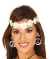 DIADEMA/CINTA FLORES BLANCAS