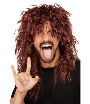 PELUCA ROCKERO MARRON