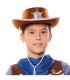 SOMBRERO VAQUERO MARRON INF
