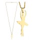 COLLAR C/PENDIENTE BAILARINA