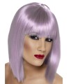 PELUCA CORTA GLAMUROSA LILA