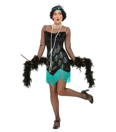 DISFRAZ FLAPPER 20S PEACOCK