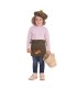 DELANTAL Y GORRO FLORES CASTAÑERA