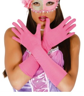 GUANTES ROSAS