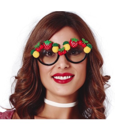 GAFAS NEGRAS CON FRUTAS