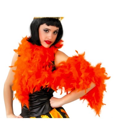 BOA PLUMA NARANJA