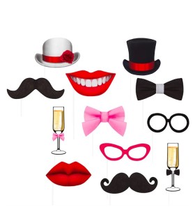 SET PHOTOCALL PARTY GIGANTE 12 PCS