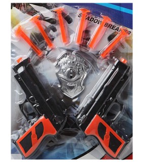 POLICIA 39X26 CM NEGRO