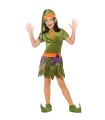 DISFRAZ DUENDE NIÑA INF. NARANJA VERDE