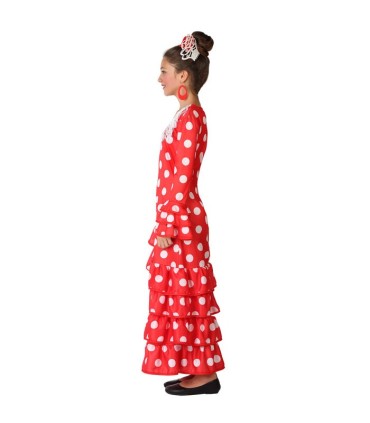 DISFRAZ FLAMENCA ROJO INFANTIL