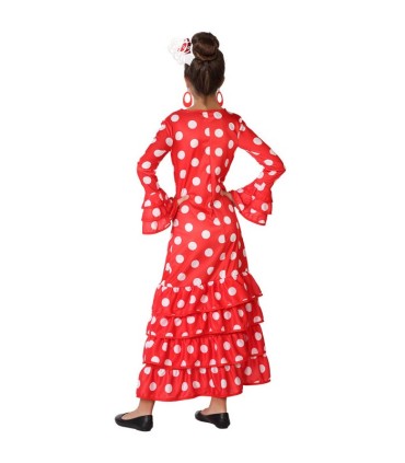DISFRAZ FLAMENCA ROJO INFANTIL