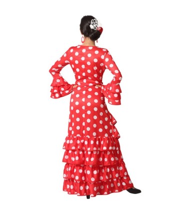 DISFRAZ FLAMENCA ROJO