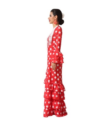 DISFRAZ FLAMENCA ROJO
