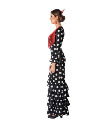 DISFRAZ FLAMENCA NEGRO