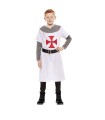DISFRAZ CRUZADO MEDIEVAL BLANCO INF