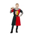 DISFRAZ CRUZADO MEDIEVAL ROJO Y NEGRO