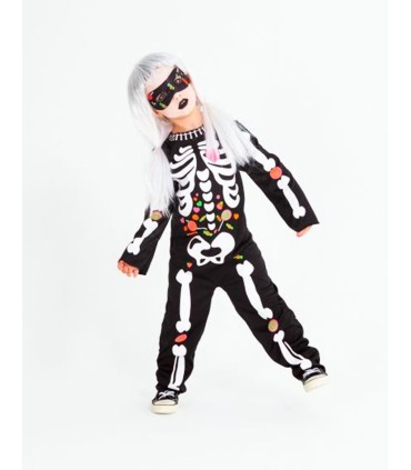 DISFRAZ ESQUELETO CANDY INFANTIL