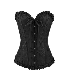 CORSET BROCADO RUS LAZO